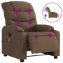 Sillón reclinable de masaje eléctrico tela marrón de , Sillones - Ref: Foro24-3206640, Precio: 267,17 €, Descuento: %