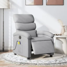 Elektrischer Massagesessel aus hellgrauem Stoff von , Sessel - Ref: Foro24-3203966, Preis: 255,82 €, Rabatt: %