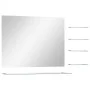 Wandspiegel mit 5 silbernen Regalen 80x60 cm von vidaXL, Spiegel - Ref: Foro24-249445, Preis: 55,22 €, Rabatt: %