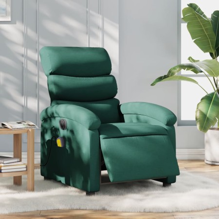 Dunkelgrüner elektrischer Massage-Liegestuhl mit Stoff von , Sessel - Ref: Foro24-3203972, Preis: 269,98 €, Rabatt: %
