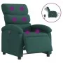 Dunkelgrüner elektrischer Massage-Liegestuhl mit Stoff von , Sessel - Ref: Foro24-3203972, Preis: 269,39 €, Rabatt: %