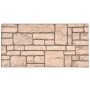 Paneles de pared 3D diseño de ladrillo 10 uds EPS beige