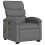 Silla de masaje reclinable de pie de tela gris oscuro de , Sillones - Ref: Foro24-3203991, Precio: 271,05 €, Descuento: %