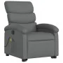 Silla de masaje reclinable de pie de tela gris oscuro de , Sillones - Ref: Foro24-3203991, Precio: 291,72 €, Descuento: %