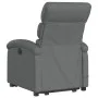 Silla de masaje reclinable de pie de tela gris oscuro de , Sillones - Ref: Foro24-3203991, Precio: 291,72 €, Descuento: %