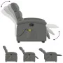 Silla de masaje reclinable de pie de tela gris oscuro de , Sillones - Ref: Foro24-3203991, Precio: 291,72 €, Descuento: %