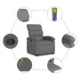 Silla de masaje reclinable de pie de tela gris oscuro de , Sillones - Ref: Foro24-3203991, Precio: 291,72 €, Descuento: %