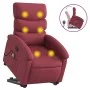 Verstellbarer Massage-Liegestuhl aus rotem rotem Stoff von , Sessel - Ref: Foro24-3203993, Preis: 287,47 €, Rabatt: %