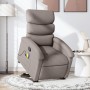 Sillón reclinable de masaje elevable tela gris taupé by , Armchairs - Ref: Foro24-3203998, Price: 276,45 €, Discount: %