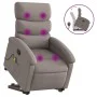 Verstellbarer Massage-Fernsehsessel aus grauem Taupe-Stoff. von , Sessel - Ref: Foro24-3203998, Preis: 290,88 €, Rabatt: %