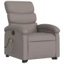 Verstellbarer Massage-Fernsehsessel aus grauem Taupe-Stoff. von , Sessel - Ref: Foro24-3203998, Preis: 290,88 €, Rabatt: %