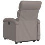 Sillón reclinable de masaje elevable tela gris taupé de , Sillones - Ref: Foro24-3203998, Precio: 279,33 €