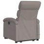 Sillón reclinable de masaje elevable tela gris taupé de , Sillones - Ref: Foro24-3203998, Precio: 290,64 €, Descuento: %