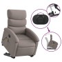 Sillón reclinable de masaje elevable tela gris taupé de , Sillones - Ref: Foro24-3203998, Precio: 279,33 €