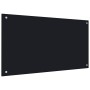 Protección salpicaduras cocina vidrio templado negro 90x50 cm by vidaXL, Kitchen tools and utensils - Ref: Foro24-249488, Pri...