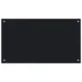 Protección salpicaduras cocina vidrio templado negro 90x50 cm de vidaXL, Herramientas y utensilios de cocina - Ref: Foro24-24...