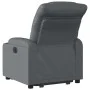 Sillón reclinable elevable eléctrico de cuero sintético gris de , Sillones - Ref: Foro24-3206616, Precio: 344,68 €, Descuento: %