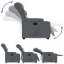 Gray synthetic leather electric reclining lift chair by , Armchairs - Ref: Foro24-3206616, Price: 325,22 €, Discount: %