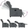 Sillón reclinable elevable eléctrico de cuero sintético gris de , Sillones - Ref: Foro24-3206616, Precio: 344,68 €, Descuento: %