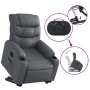 Gray synthetic leather electric reclining lift chair by , Armchairs - Ref: Foro24-3206616, Price: 325,22 €, Discount: %