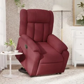 Red fabric liftable recliner armchair by , Armchairs - Ref: Foro24-3205319, Price: 304,58 €, Discount: %