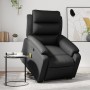 Sillón reclinable de masaje de pie cuero artificial negro de , Sillones - Ref: Foro24-3205049, Precio: 331,42 €