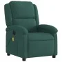 Dark green velvet electric massage recliner by , Armchairs - Ref: Foro24-3204291, Price: 259,28 €, Discount: %