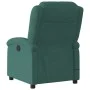 Dark green velvet electric massage recliner by , Armchairs - Ref: Foro24-3204291, Price: 259,28 €, Discount: %