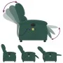 Elektrischer Massagesessel aus dunkelgrünem Samt von , Sessel - Ref: Foro24-3204291, Preis: 259,28 €, Rabatt: %