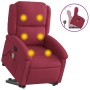 Sillón reclinable de masaje elevable terciopelo rojo tinto de , Sillones - Ref: Foro24-3204316, Precio: 274,02 €