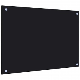 Küchenspritzschutz aus schwarzem Hartglas 70x50 cm von vidaXL, Küchengeräte und Utensilien - Ref: Foro24-249482, Preis: 41,59...