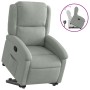 Hellgrauer Samt-Liftsessel von , Sessel - Ref: Foro24-3204300, Preis: 276,34 €, Rabatt: %