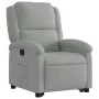Light gray velvet reclining and lift chair by , Armchairs - Ref: Foro24-3204300, Price: 303,83 €, Discount: %