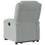 Light gray velvet reclining and lift chair by , Armchairs - Ref: Foro24-3204300, Price: 303,83 €, Discount: %