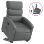 Sillón reclinable elevable de tela gris oscuro de , Sillones - Ref: Foro24-3203979, Precio: 269,32 €, Descuento: %