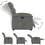 Dark gray fabric reclining and lift chair by , Armchairs - Ref: Foro24-3203979, Price: 269,32 €, Discount: %