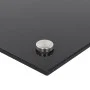 Küchenspritzschutz aus schwarzem Hartglas 70x50 cm von vidaXL, Küchengeräte und Utensilien - Ref: Foro24-249482, Preis: 42,19...