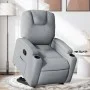 Sillón reclinable elevable de tela gris claro de , Sillones - Ref: Foro24-3204368, Precio: 277,03 €, Descuento: %
