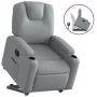 Light Gray Fabric Liftable Recliner by , Armchairs - Ref: Foro24-3204368, Price: 290,98 €, Discount: %