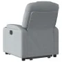 Light Gray Fabric Liftable Recliner by , Armchairs - Ref: Foro24-3204368, Price: 290,98 €, Discount: %