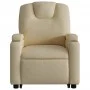 Cremefarbener, anhebbarer Liegesessel aus Stoff von , Sessel - Ref: Foro24-3204377, Preis: 282,60 €, Rabatt: %