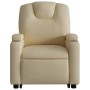 Silla de masaje reclinable de pie de tela color crema de , Sillones - Ref: Foro24-3204389, Precio: 287,31 €, Descuento: %