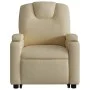 Silla de masaje reclinable de pie de tela color crema de , Sillones - Ref: Foro24-3204389, Precio: 311,58 €, Descuento: %