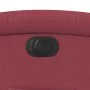 Sillón reclinable eléctrico tela rojo tinto de , Sillones - Ref: Foro24-3204071, Precio: 255,33 €, Descuento: %