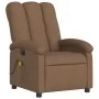 Sillón reclinable de masaje eléctrico tela marrón de , Sillones - Ref: Foro24-3204084, Precio: 272,59 €, Descuento: %