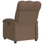 Sillón reclinable de masaje eléctrico tela marrón de , Sillones - Ref: Foro24-3204084, Precio: 272,59 €, Descuento: %