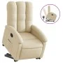 Cream-colored fabric reclining and lift chair by , Armchairs - Ref: Foro24-3204101, Price: 275,38 €, Discount: %