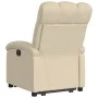 Cream-colored fabric reclining and lift chair by , Armchairs - Ref: Foro24-3204101, Price: 275,38 €, Discount: %