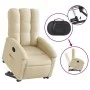 Cream-colored fabric reclining and lift chair by , Armchairs - Ref: Foro24-3204101, Price: 275,38 €, Discount: %