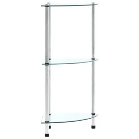 3-tier transparent tempered glass shelf 30x30x67 cm by vidaXL, Bookcases and shelves - Ref: Foro24-249514, Price: 33,69 €, Di...